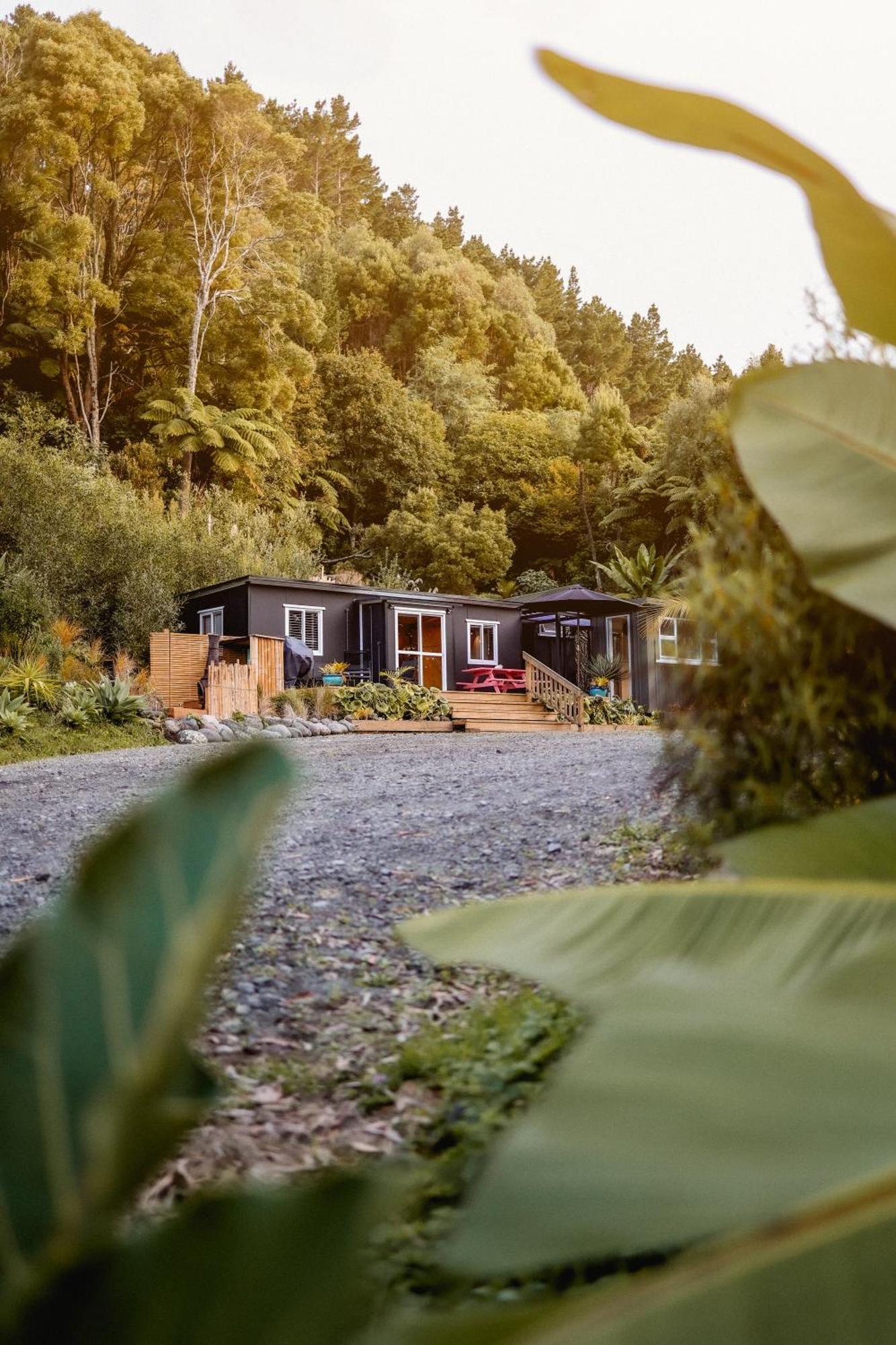 Kaitake Kabana - Unique, Off-Grid, Studio Retreat Oakura Dış mekan fotoğraf